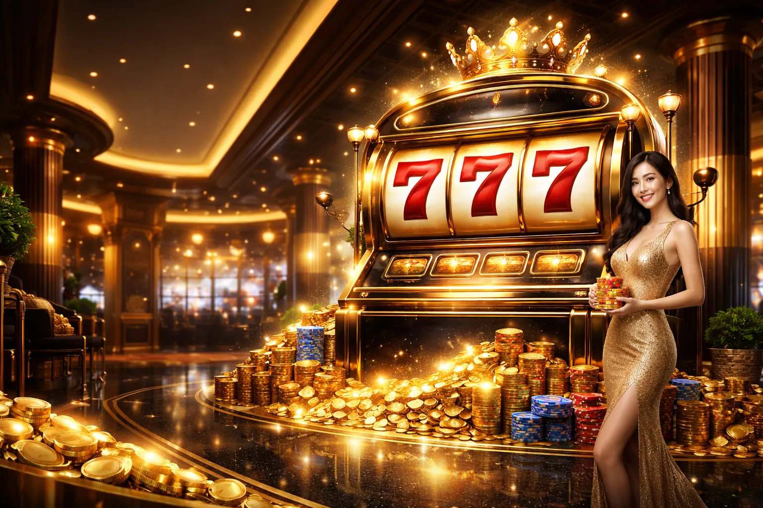 Hình ảnh chính về slot game f1680 uy tín với jackpot lớn và hiệu ứng rực rỡ